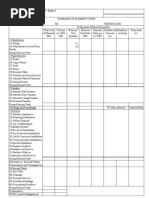 Blank Form Elemental Cost Analysis (ECA) - Form 2