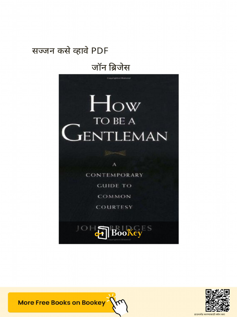 How to Be a Gentleman PDF (1) | PDF