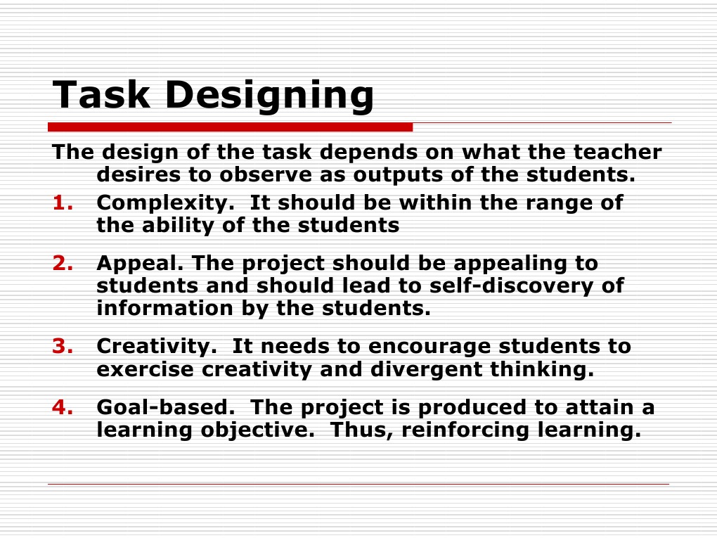 task design in mathematics education