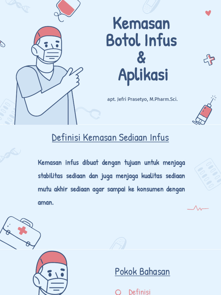Kemasan Botol Infus Dan Aplikasi | PDF