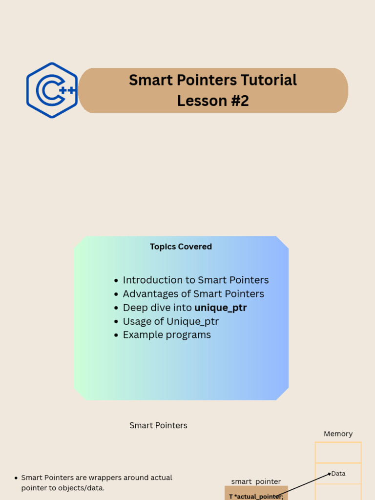 C Smart Pointers 1758010960 | PDF | Object Oriented Programming ...