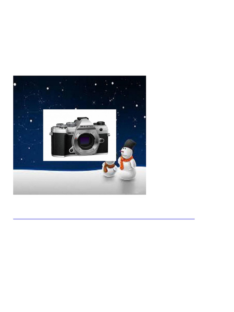0898 OM SYSTEM OM-5 Micro Four Thirds System Camera 20MP Live MOS ...