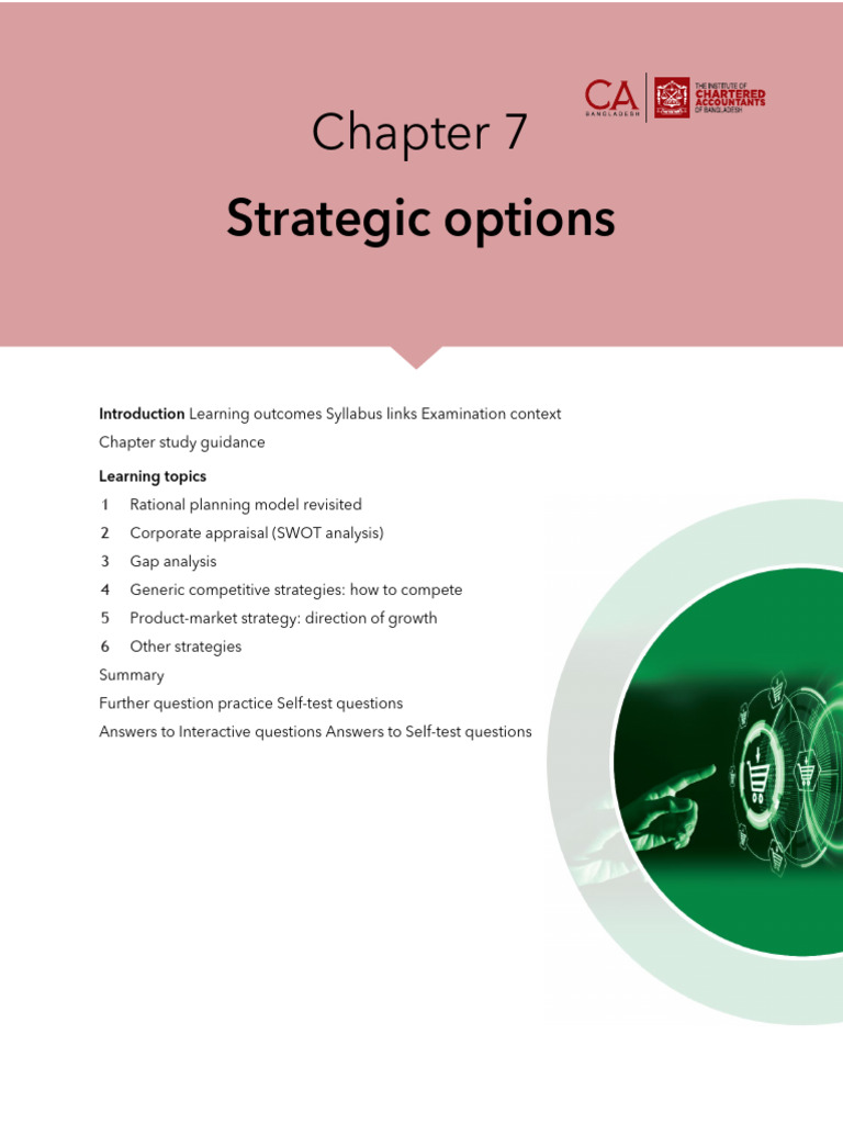 Ch-7 Strategic Options | PDF | Swot Analysis | Strategic Management