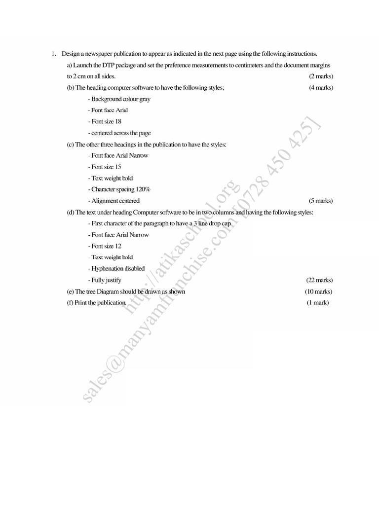 Desktop Publishing 9 Questions | PDF