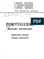 TM 30-501 Portuguese Military Dictionary 1944