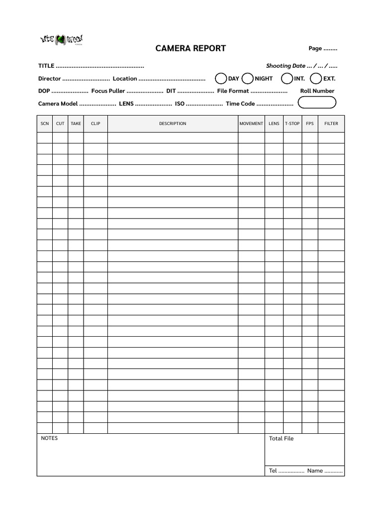 Camera Report | PDF