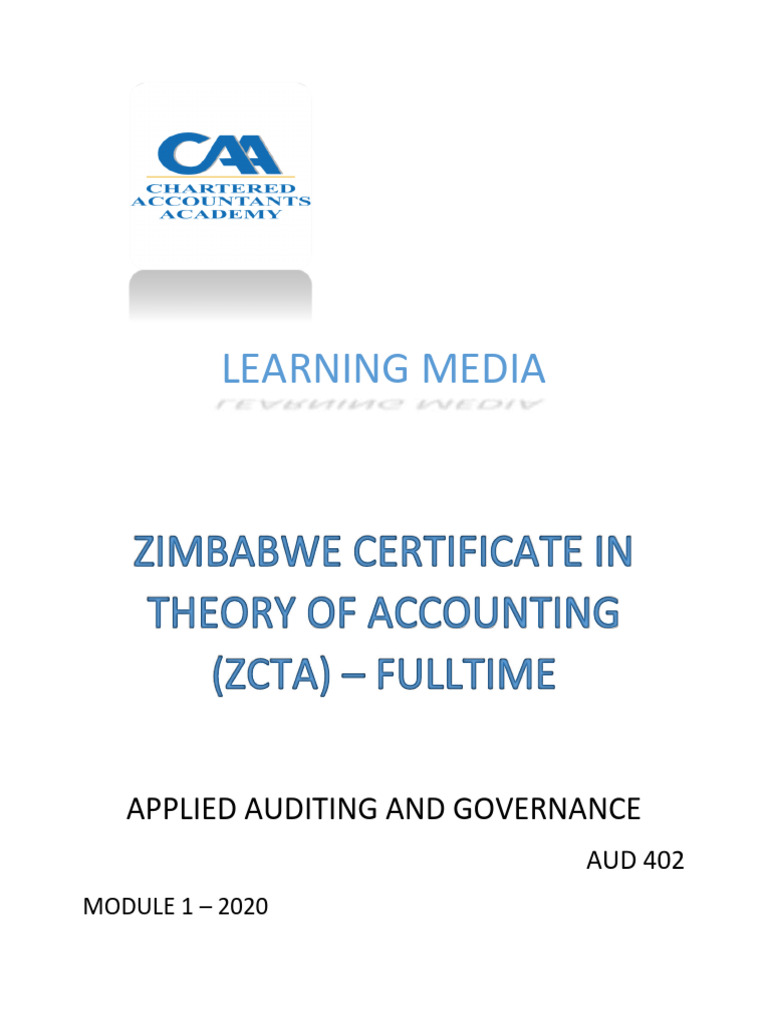 Learning Media Applied Auditing and Gove | PDF | Audit | Auditor's Report
