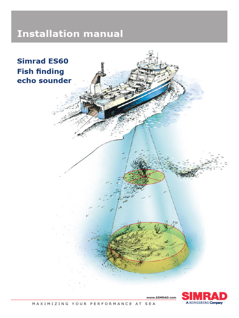 SONDA ES60 - Installation - Manual - English | PDF | Sonar