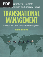 Managing Across Borders The Transnational Solution | PDF