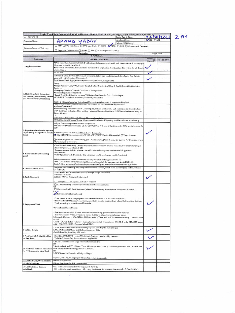 Checklist | PDF