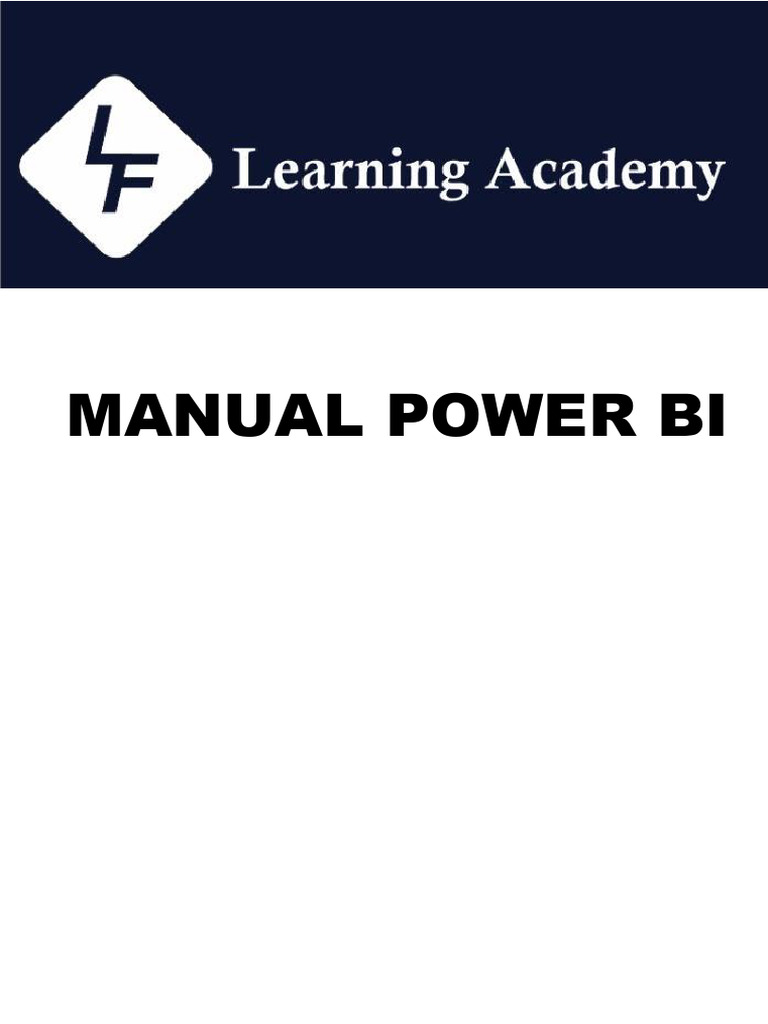 Manual Power Bi | PDF | Software como servicio | Software de la aplicacion