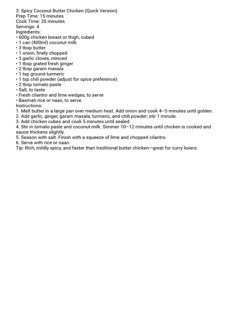 Recipe 3 | PDF