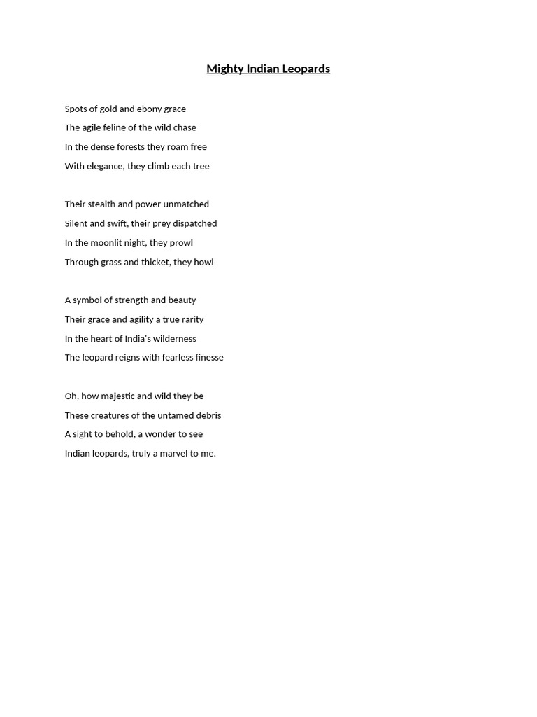 Poem | PDF