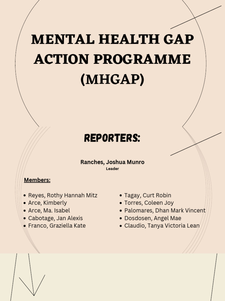 Mental Health Gap Action Programme | PDF | Mental Health | Substance Abuse