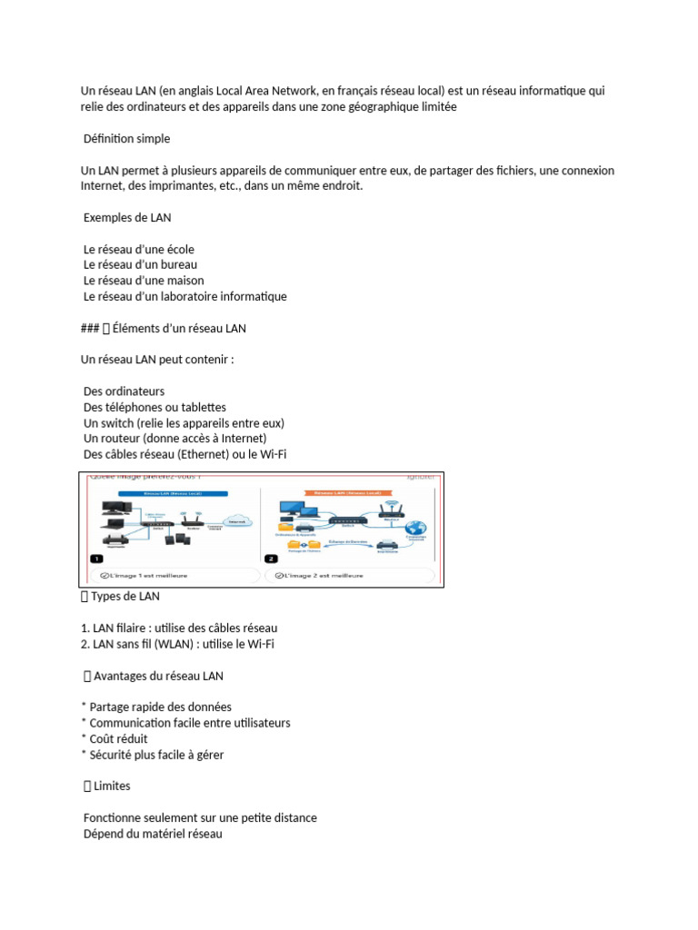 Un Réseau LAN | PDF | Réseau informatique | Wi-Fi