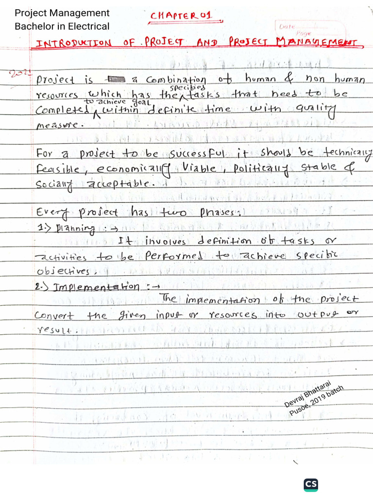 Project Management Electrical (7th) DB | PDF
