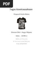 Download Proposal Usaha Distro by ari nabawi SN98971181 doc pdf