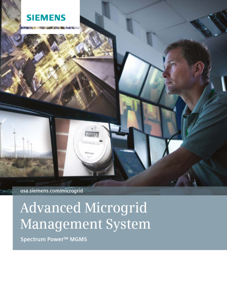 SP7 Microgrid Management System Brochure | PDF | Distributed Generation ...