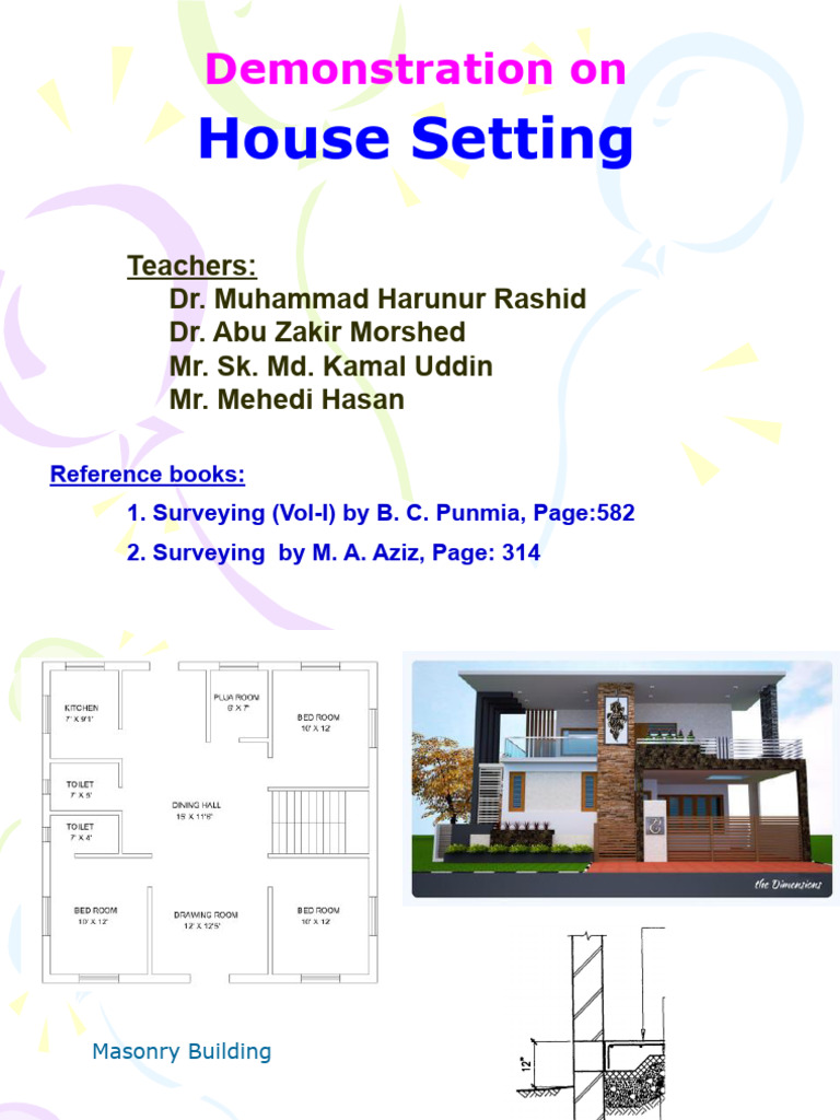 House-Setting Demonstration Practical Survey Kamal | PDF | Length