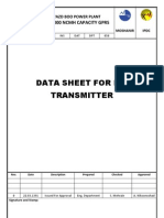 Datasheet For D.P Transmitter