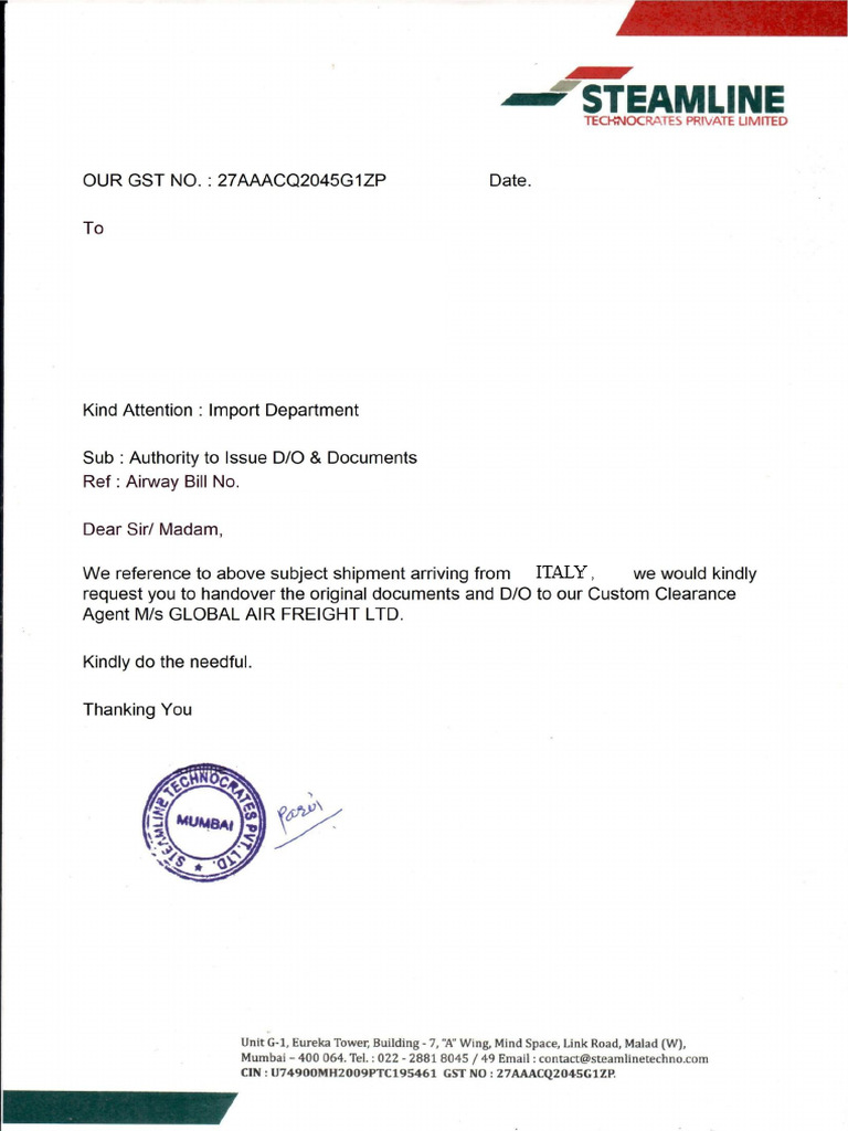 D.O. Letter | PDF