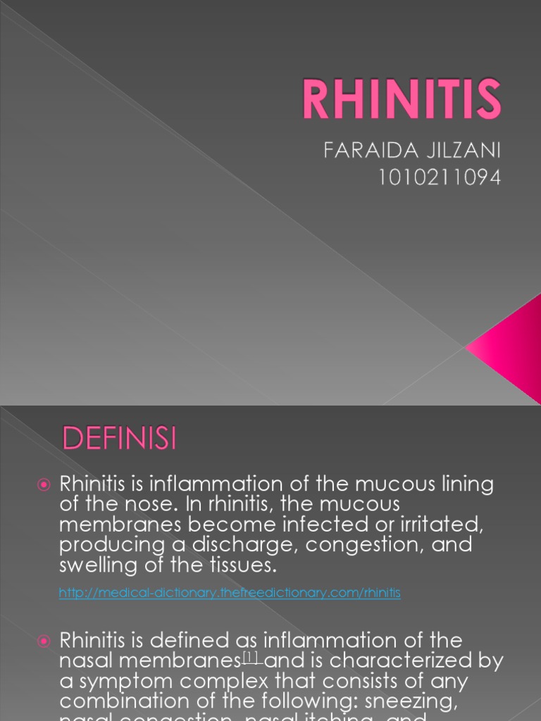 Rhinitis | PDF