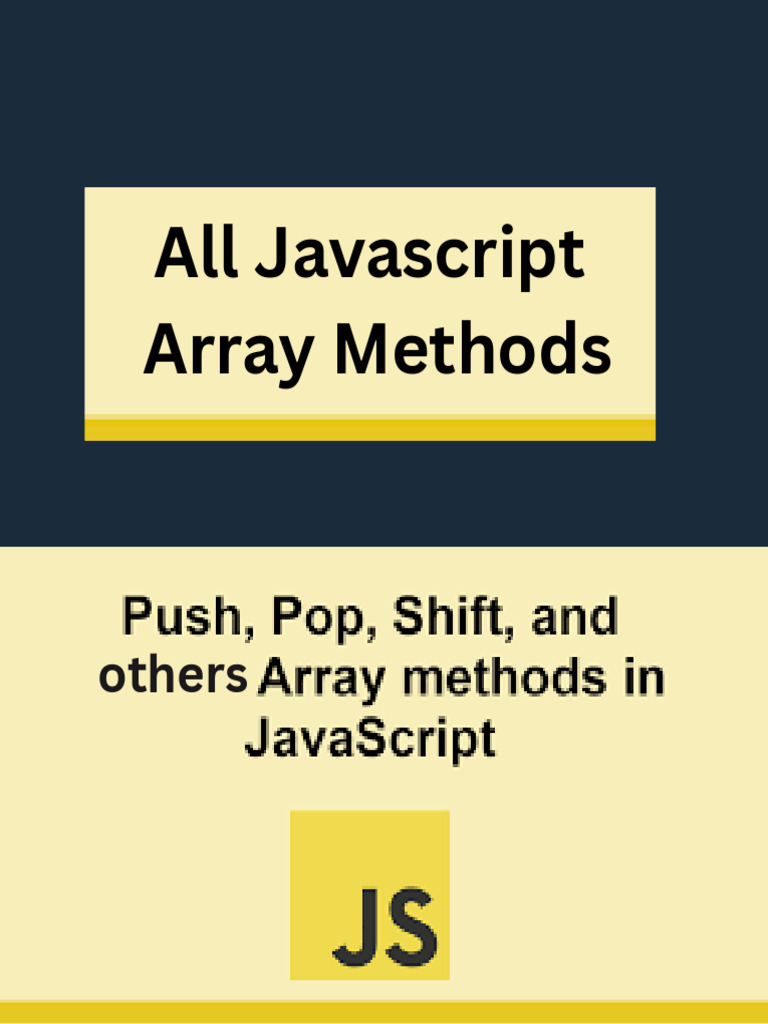 JavaScript Array | PDF