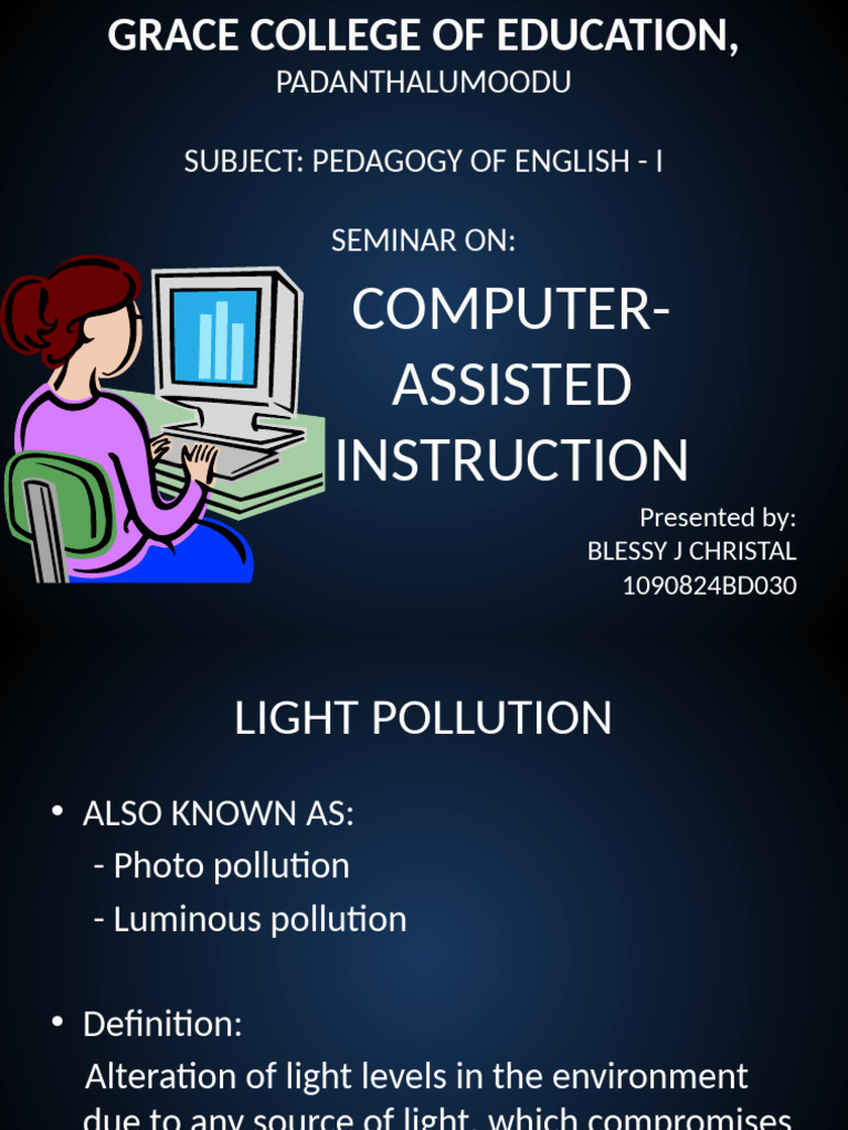 Computer Assisted Instruction | PDF