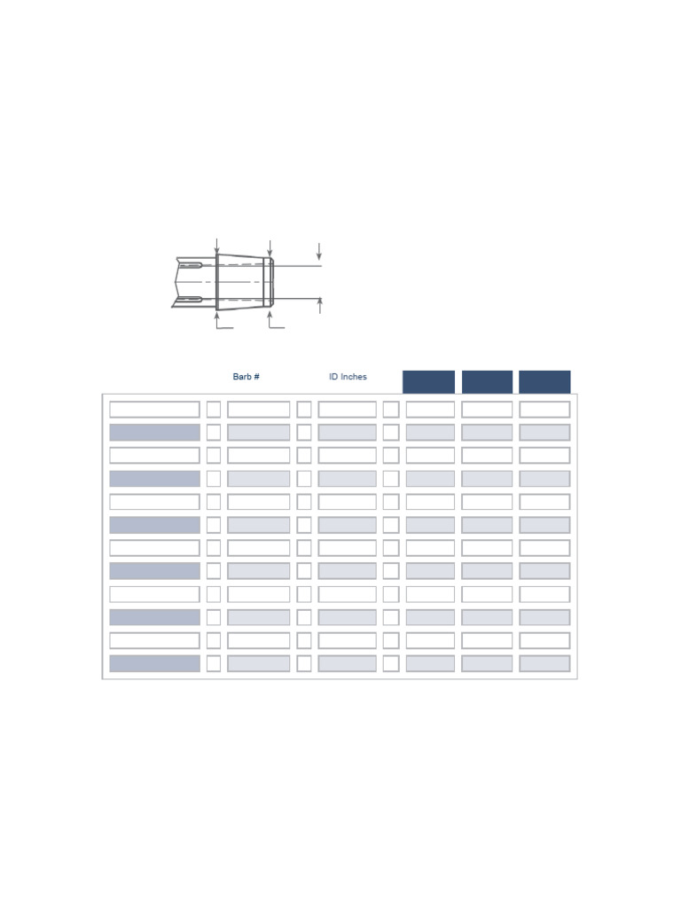 Tubes Metric Inch | PDF