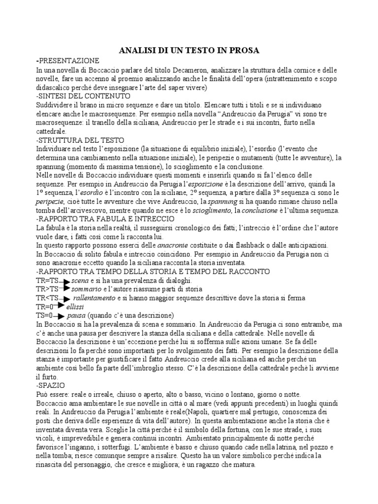 Analisi Del Testo La Roba Pdf
