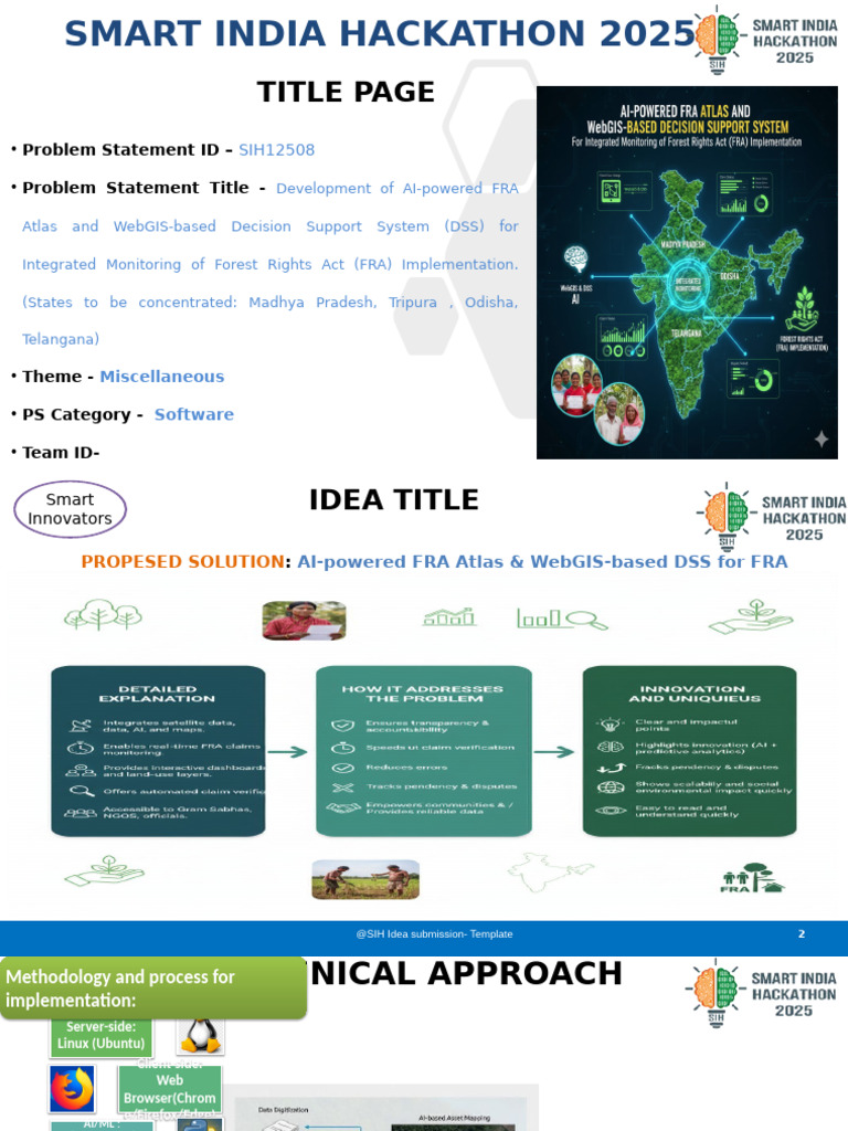 Smart India Hackathon-2 | PDF | Geographic Information System | Computing