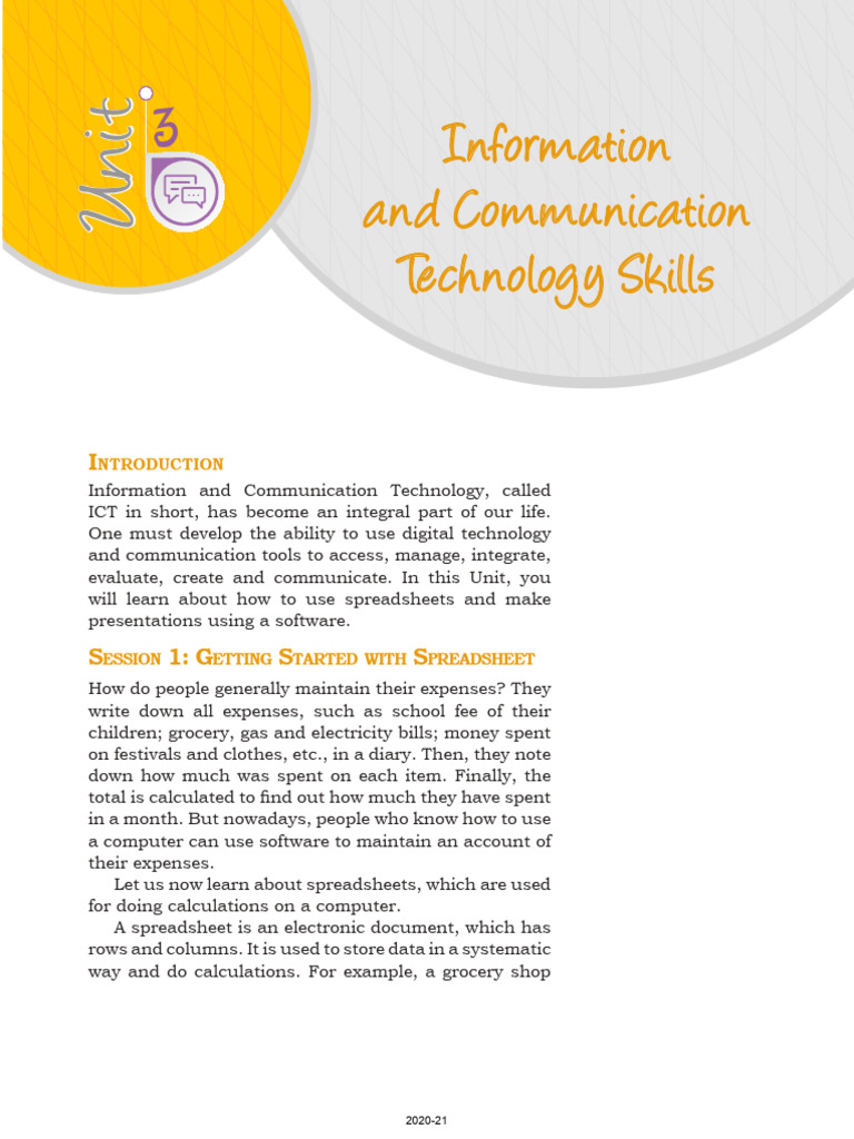 4 Part A Unit 3 Books | PDF | Spreadsheet | Worksheet