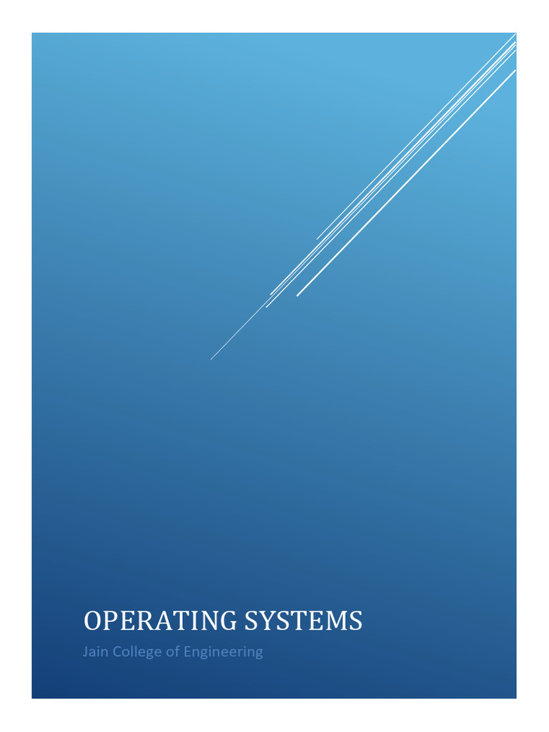 BCS303 VTU OS Notes Module 4 | PDF | System Software | Computer Science