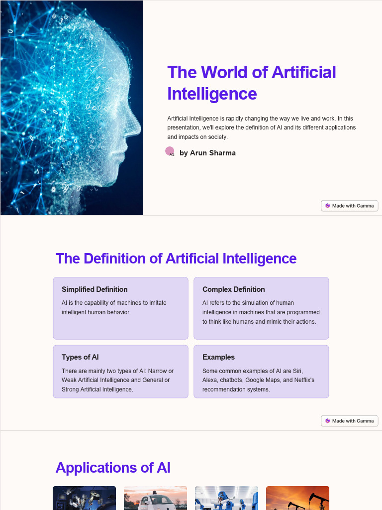 The World of Artificial Intelligence | PDF | Artificial Intelligence ...