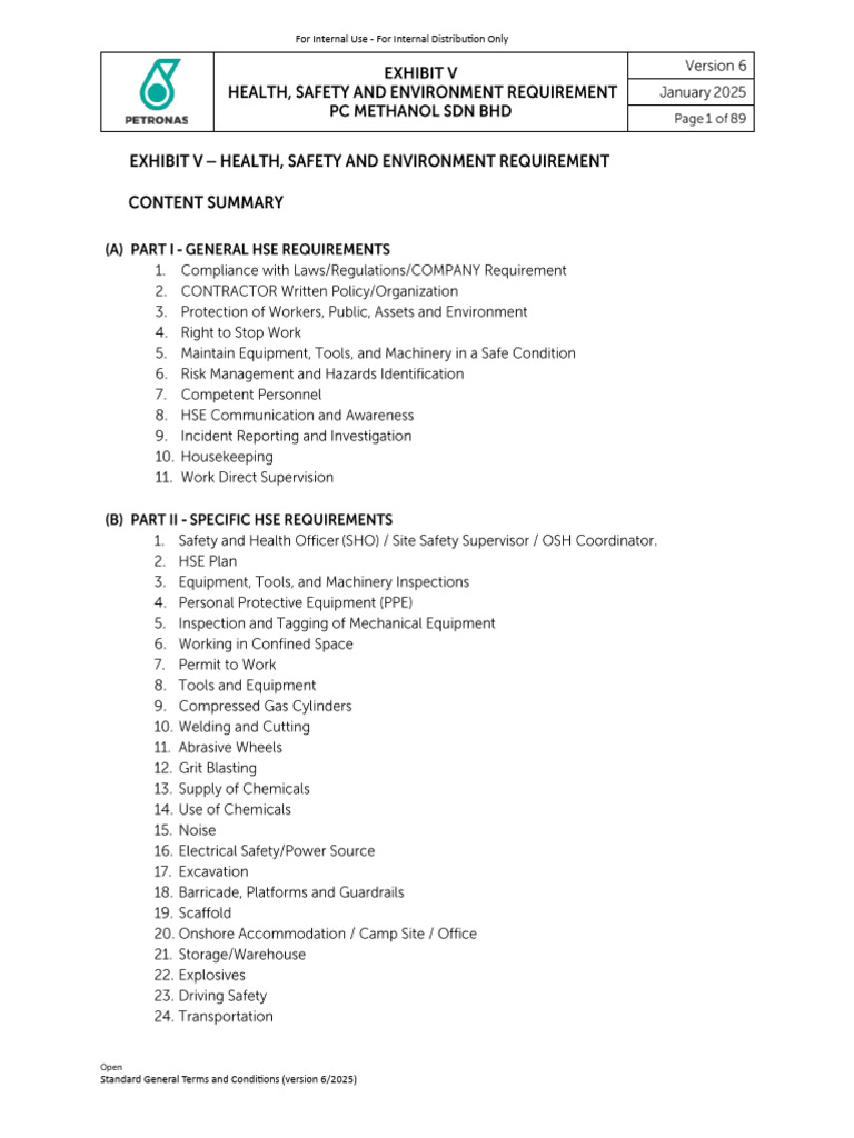 Exhibit V - Hse Rules & Regulations | PDF
