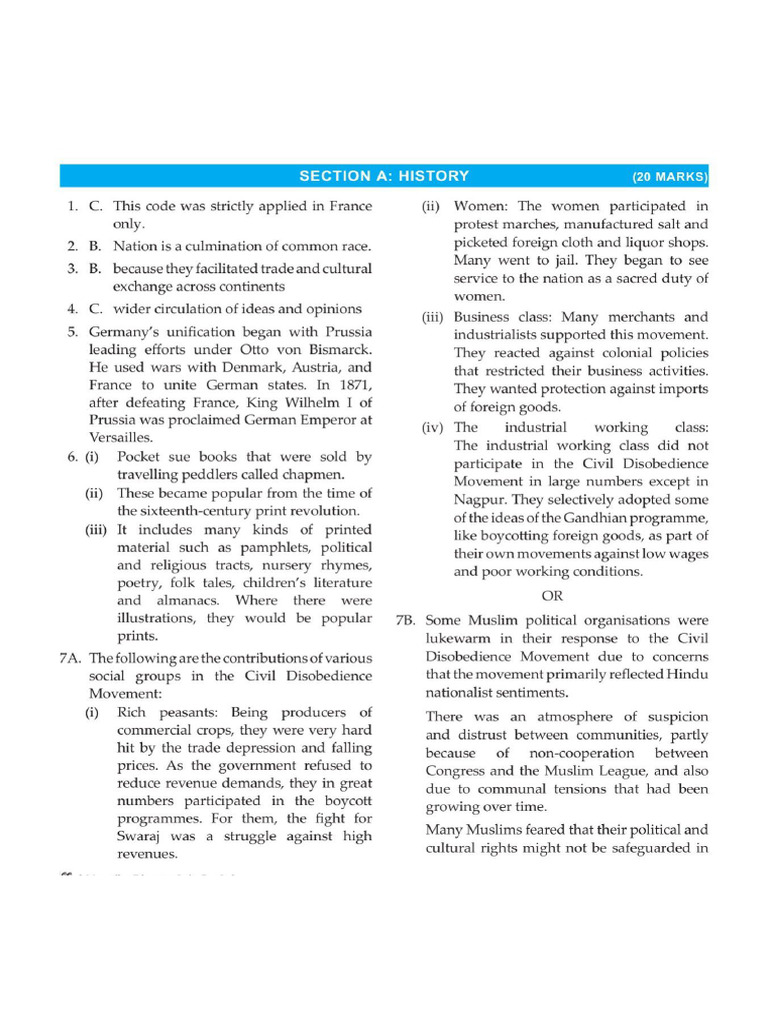 SS SET - 3 Answer Key Model 3 | PDF