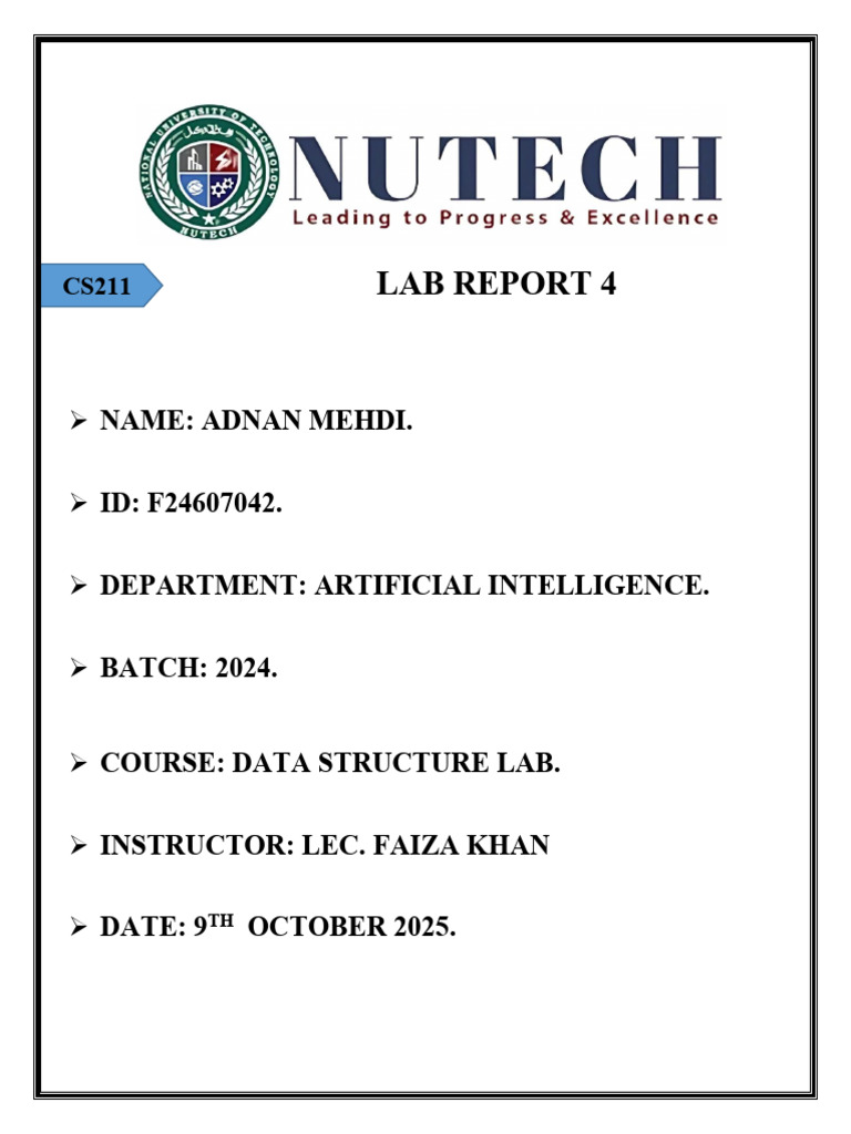 Adnan - Mehdi - F24607042 - Ai | PDF | Computer Science | Software