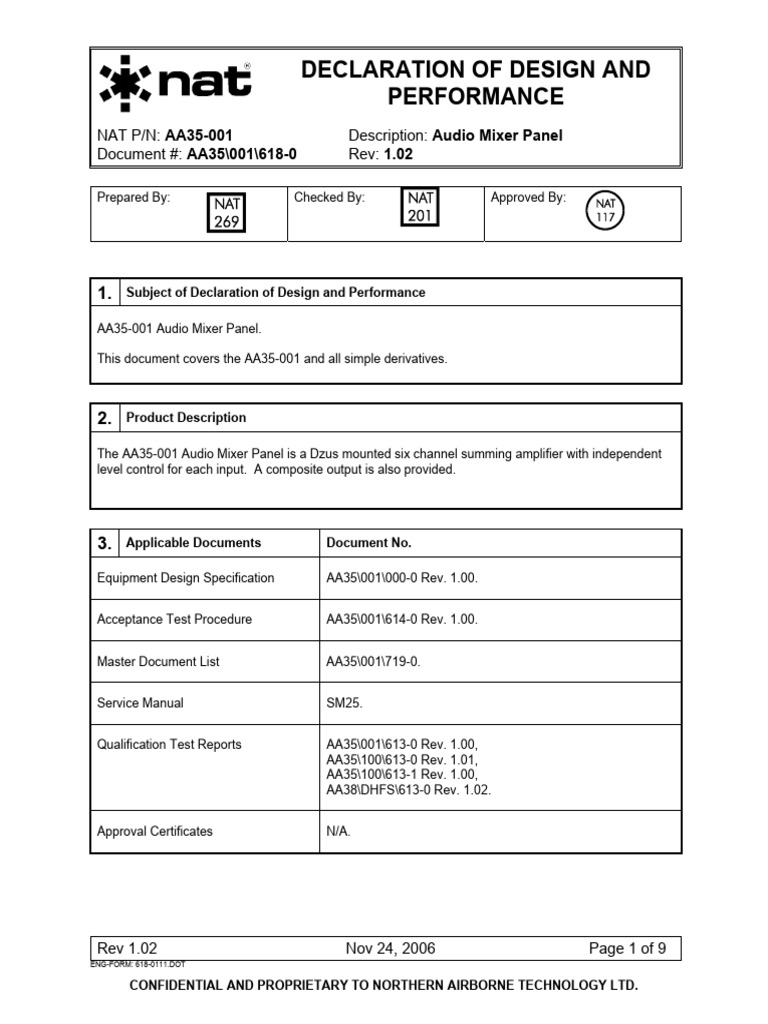DDP - Aa35-001-618-0.1.02 | PDF | Audio Electronics | Electronic ...