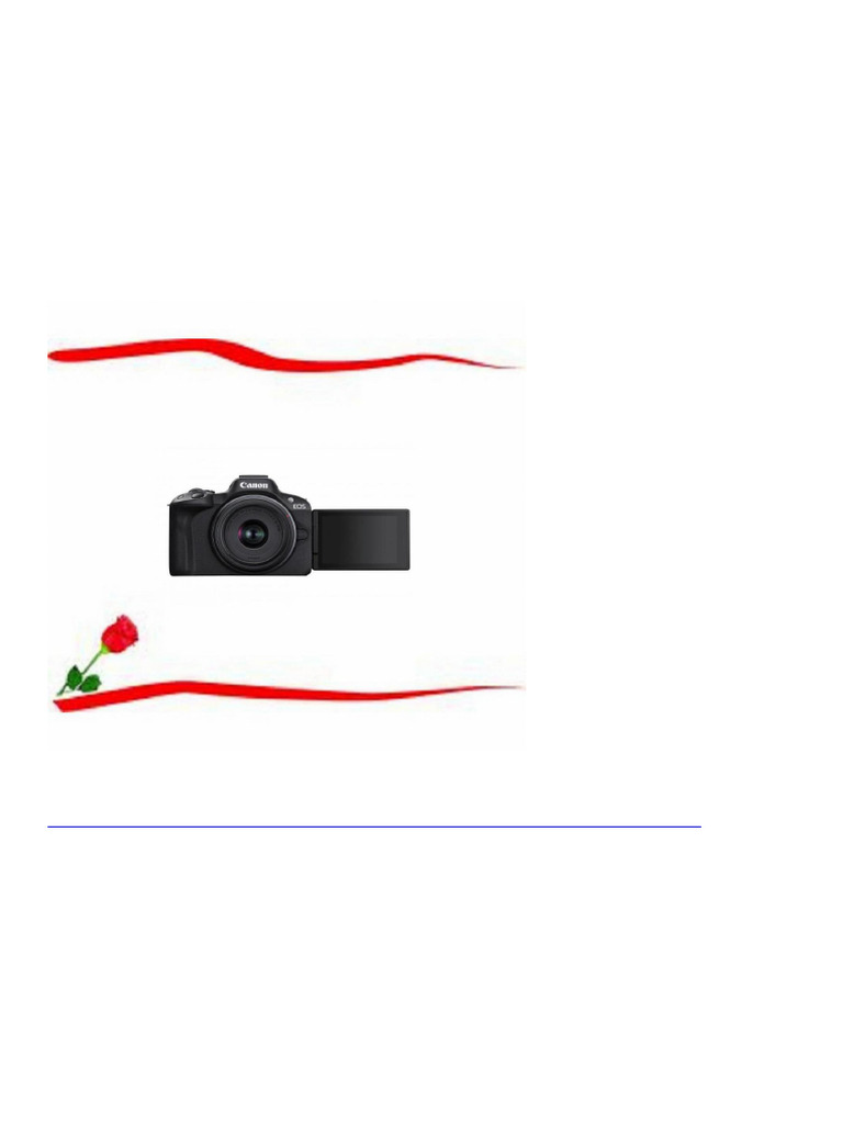 1224 Canon EOS R50 System Camera RF-S 18-45 MM Is STM Lens RF-S 55-210 ...