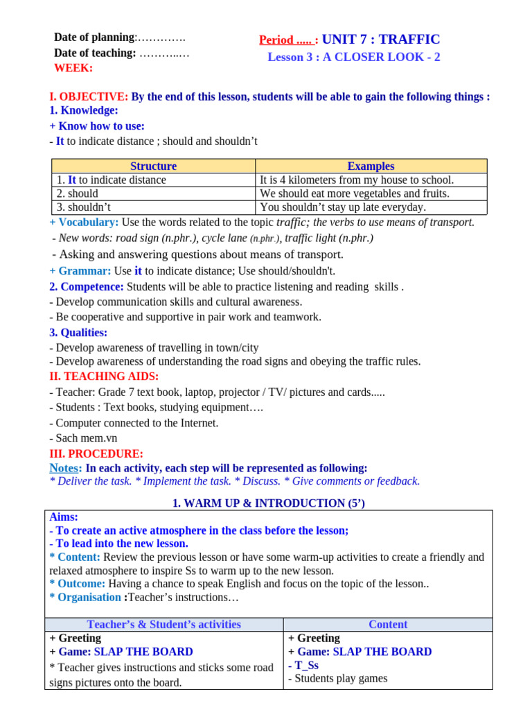 Unit 7 - Lesson 3 - A Closer Look - 2 | PDF | Human Communication ...