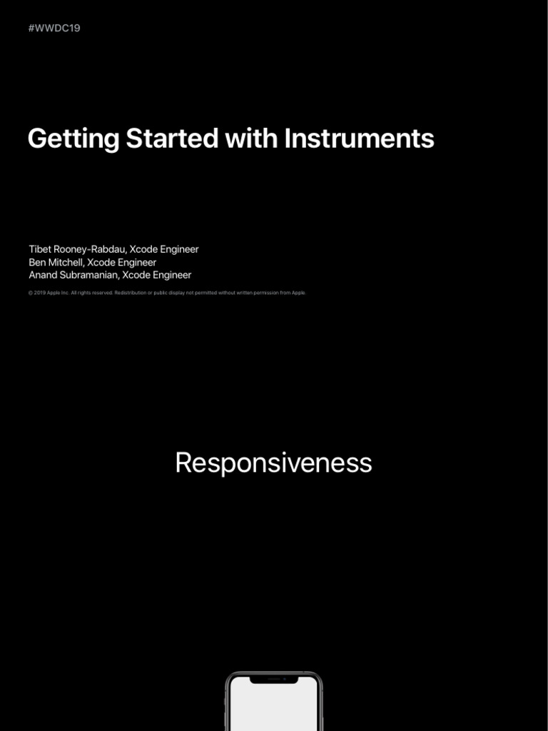 Getting Started With Instruments WWDC19 | PDF | System Software ...