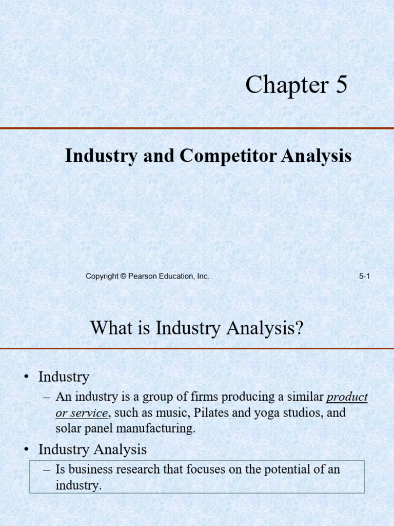Barringer-Chapter5 Industry Analysis | PDF | Supply Chain | Profit ...
