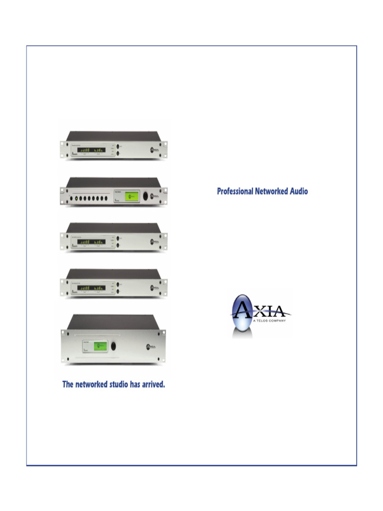 Axia Nodes Print | PDF | Computer Network | Network Switch