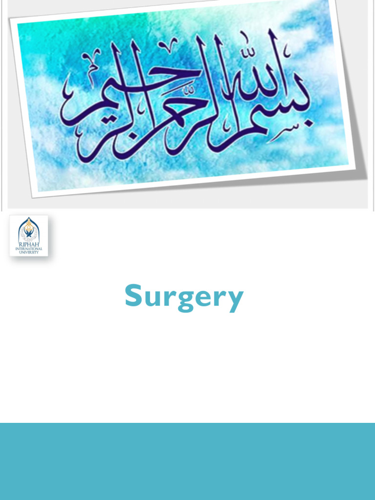 Preoperative and Postoperative Patient Care in Surgical Practice | PDF ...