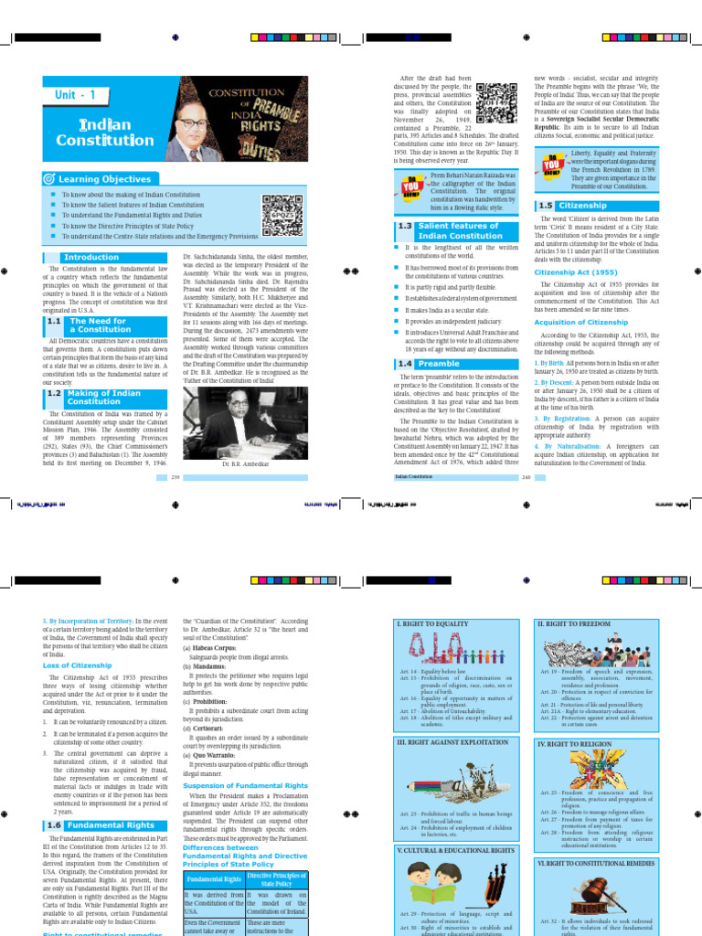 10th STD | PDF | Constitution | Citizenship