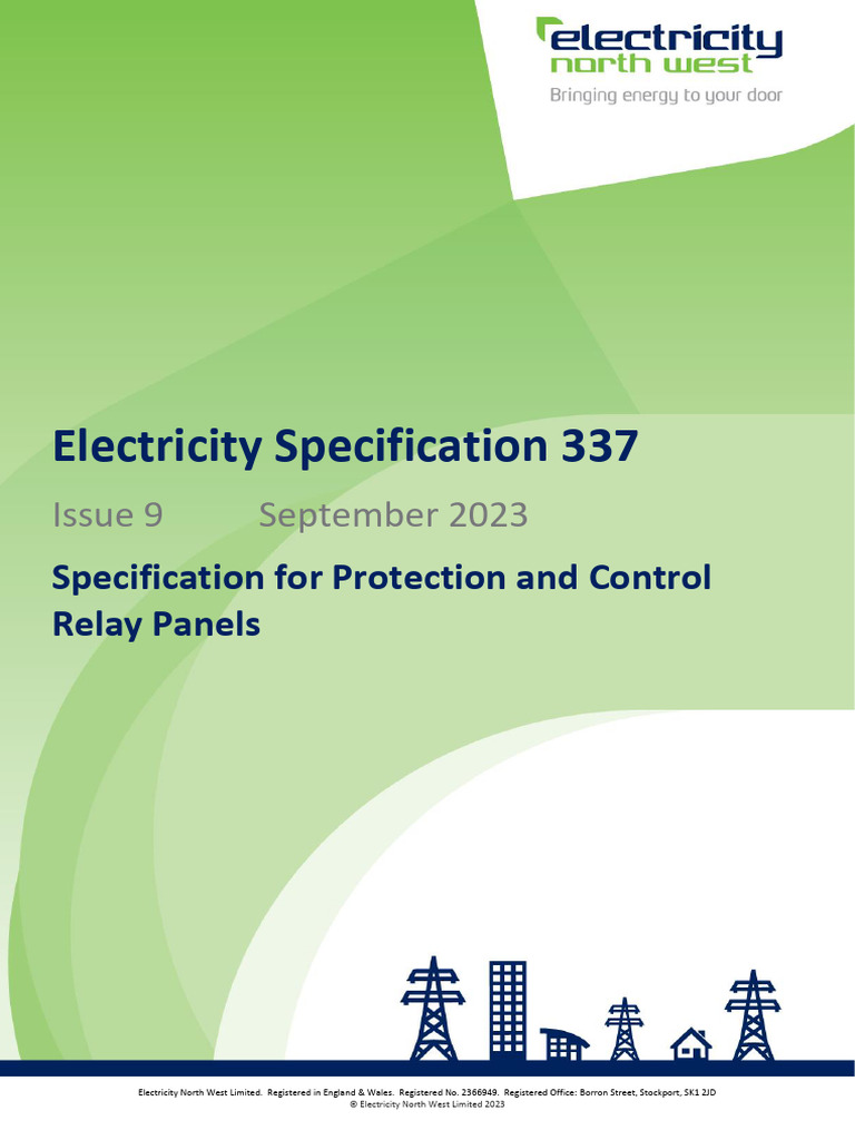 Es337 I9 Protection Control Panels | PDF | Mains Electricity | Fuse ...
