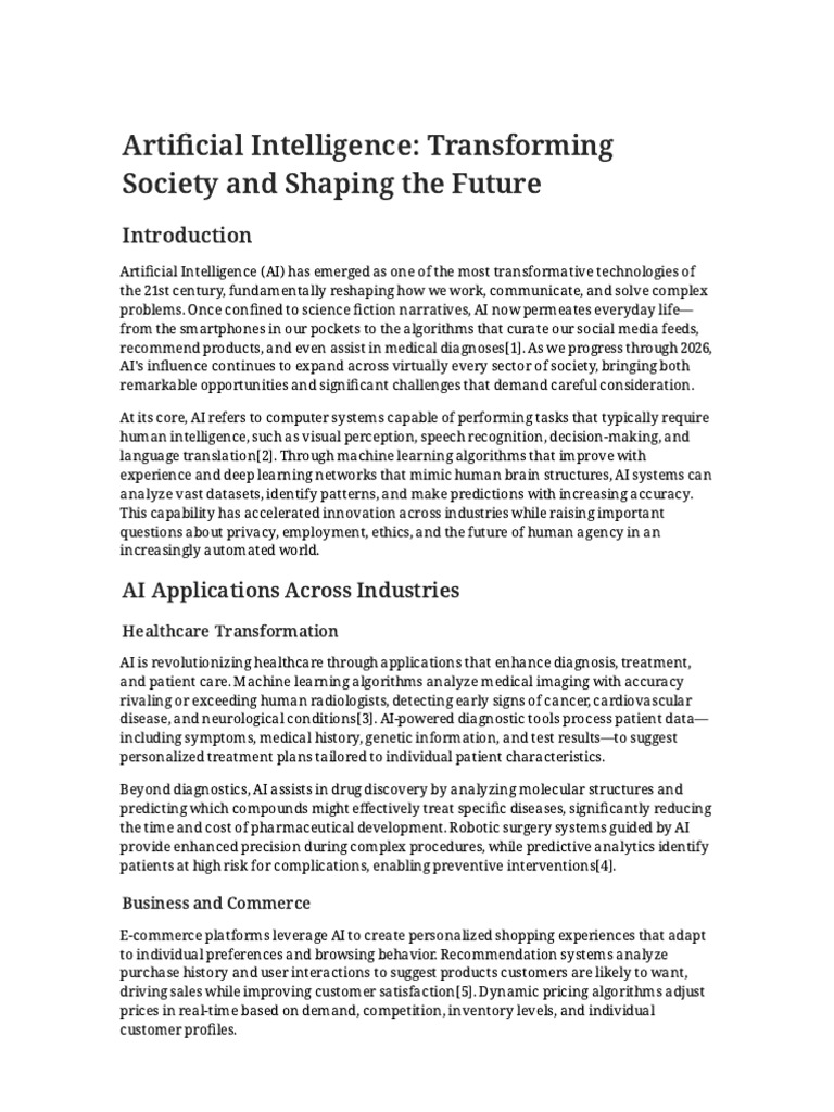 Artificial Intelligence Revolution | PDF | Artificial Intelligence ...