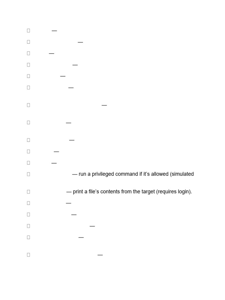Commands 2 | PDF