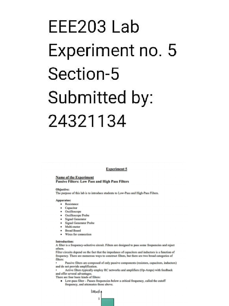 EEE203 Lab-5 | PDF
