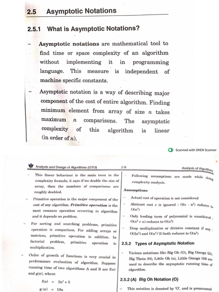 Asymptotic Notation | PDF